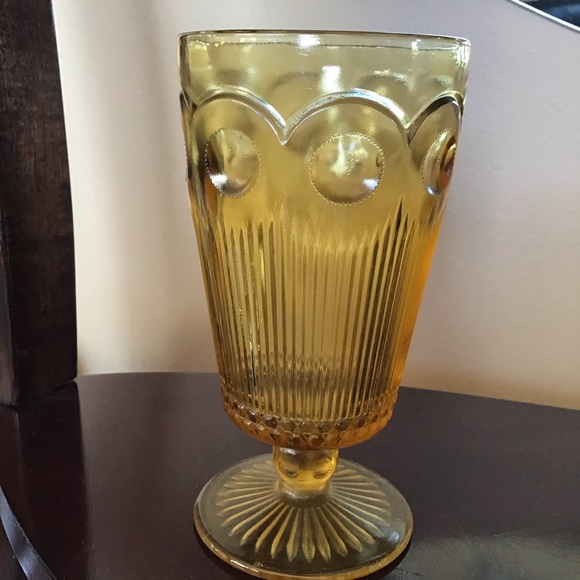 Bartlett Collins Dining Vintage 96s Bartlett Collins Pressed Glass